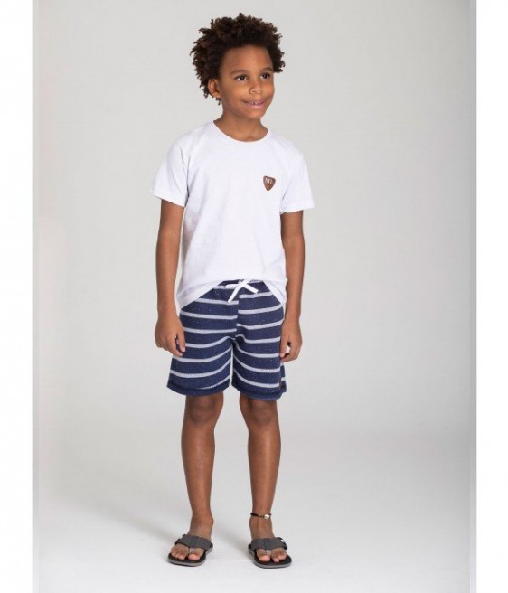 Conjunto Juvenil Menino - Branco